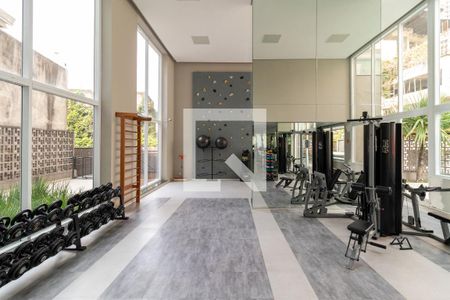 Apartamento para alugar com 25m², 1 quarto e 1 vaga Apartamento para alugar com 25m², 1 quarto e 1 vagaÁrea comum - Academia