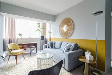 Sala de apartamento à venda com 1 quarto, 52m² em Pinheiros, São Paulo