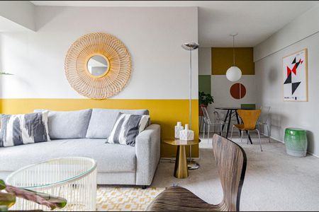 Sala de apartamento à venda com 1 quarto, 52m² em Pinheiros, São Paulo