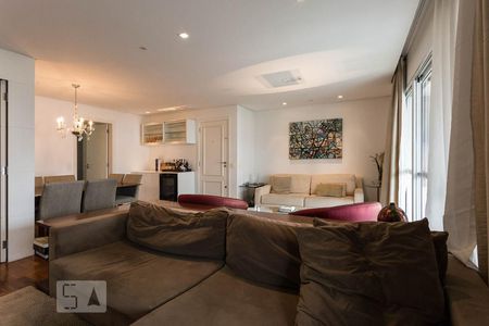 Sala de apartamento à venda com 3 quartos, 130m² em Cidade Monções, São Paulo