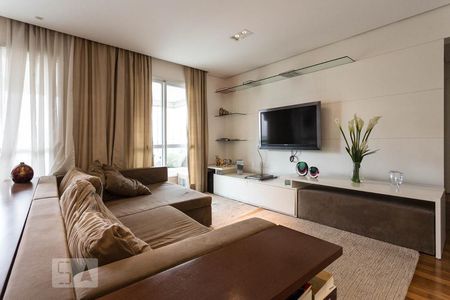 Sala de apartamento à venda com 3 quartos, 130m² em Cidade Monções, São Paulo