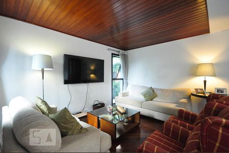 sala de tv de apartamento à venda com 2 quartos, 96m² em Vila Andrade, São Paulo