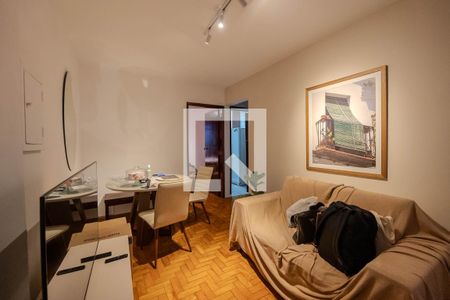 Sala de apartamento para alugar com 1 quarto, 70m² em Bela Vista, São Paulo