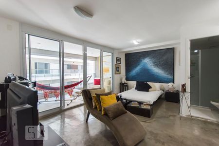 Sala/Quarto de apartamento para alugar com 1 quarto, 53m² em Consolação, São Paulo