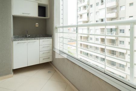 Sacada  de apartamento à venda com 1 quarto, 43m² em Anchieta, São Bernardo do Campo