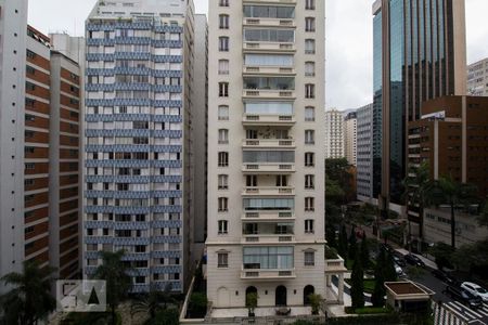 Vista da sala de apartamento à venda com 2 quartos, 93m² em Cerqueira César, São Paulo