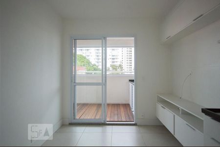 Sala de apartamento à venda com 1 quarto, 48m² em Santo Amaro, São Paulo