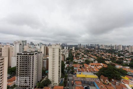 VIsta de apartamento à venda com 1 quarto, 33m² em Brooklin Paulista, São Paulo
