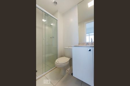Banheiro Suite de apartamento para alugar com 1 quarto, 33m² em Brooklin Paulista, São Paulo