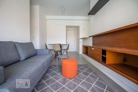 Sala de estar de apartamento para alugar com 2 quartos, 70m² em Pinheiros, São Paulo
