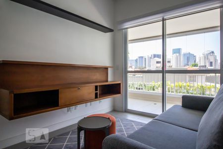 Sala de estar de apartamento para alugar com 2 quartos, 70m² em Pinheiros, São Paulo