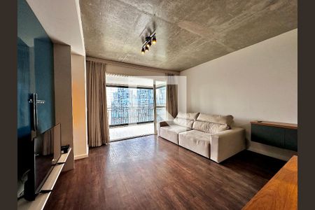 Sala de apartamento à venda com 1 quarto, 69m² em Cidade Monções, São Paulo