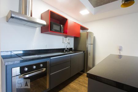 Cozinha de apartamento para alugar com 1 quarto, 69m² em Cidade Monções, São Paulo