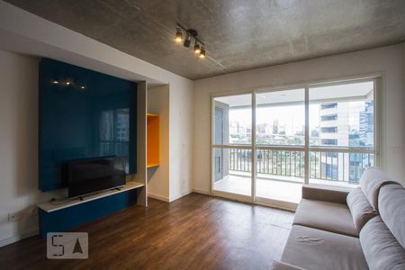 Sala de apartamento para alugar com 1 quarto, 69m² em Cidade Monções, São Paulo