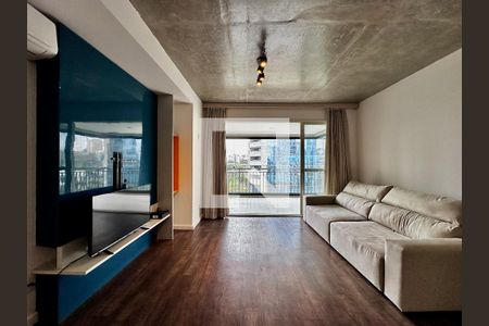 Sala de apartamento à venda com 1 quarto, 69m² em Cidade Monções, São Paulo