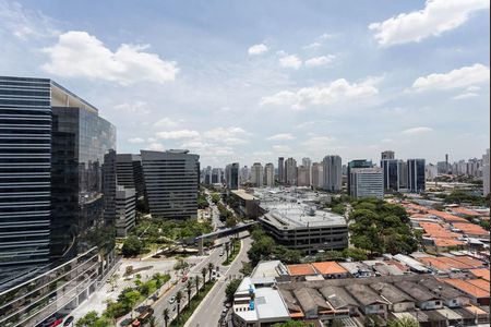 Vista da cobertura de kitnet/studio para alugar com 1 quarto, 33m² em Santo Amaro, São Paulo