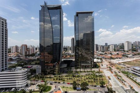 Vista da cobertura de kitnet/studio para alugar com 1 quarto, 33m² em Santo Amaro, São Paulo