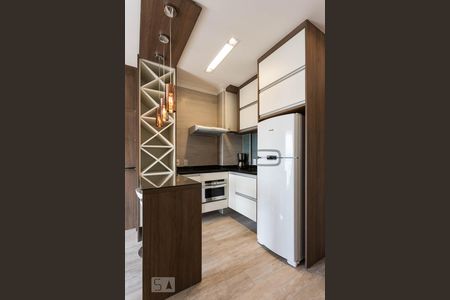 Cozinha de kitnet/studio para alugar com 1 quarto, 33m² em Santo Amaro, São Paulo