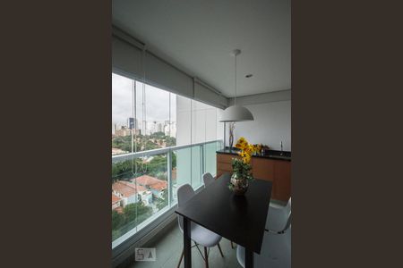 Varanda Gourmet de kitnet/studio para alugar com 1 quarto, 34m² em Brooklin Paulista, São Paulo