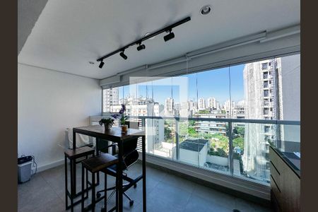 Sacada de kitnet/studio para alugar com 0 quarto, 34m² em Brooklin Paulista, São Paulo