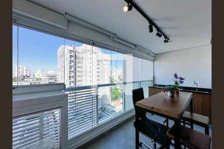Sacada de kitnet/studio para alugar com 0 quarto, 34m² em Brooklin Paulista, São Paulo