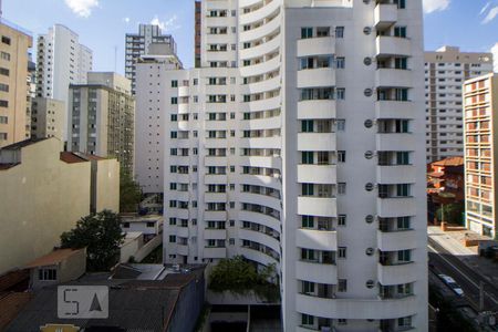 Vista do Quarto de apartamento para alugar com 1 quarto, 38m² em Jardim Paulista, São Paulo