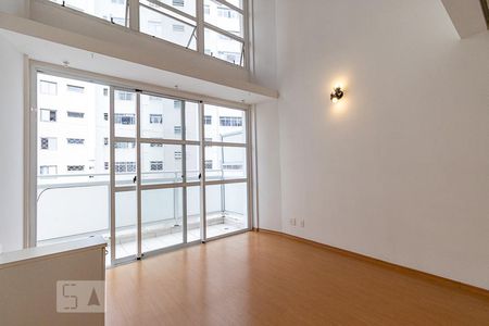 Sala de apartamento para alugar com 1 quarto, 66m² em Pinheiros, São Paulo