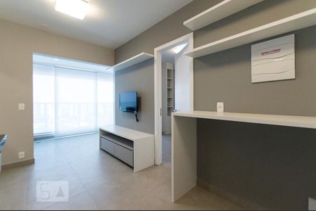 Sala / Cozinha de kitnet/studio para alugar com 1 quarto, 33m² em Brooklin Paulista, São Paulo