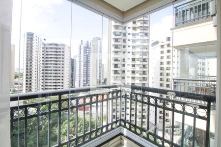 Varanda da Sala de kitnet/studio à venda com 1 quarto, 40m² em Vila Regente Feijó, São Paulo