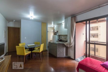 Sala de apartamento para alugar com 1 quarto, 62m² em Santa Cecília, São Paulo