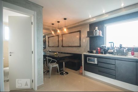 Sala/Cozinha de apartamento para alugar com 1 quarto, 54m² em Brooklin Paulista, São Paulo