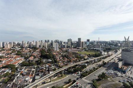 Vista de apartamento à venda com 1 quarto, 45m² em Brooklin Paulista, São Paulo