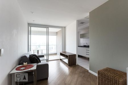 Sala de apartamento à venda com 1 quarto, 45m² em Brooklin Paulista, São Paulo