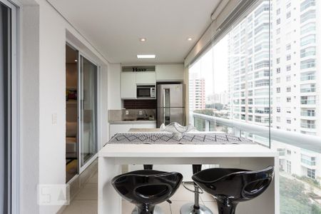 Varanda gourmet de kitnet/studio à venda com 1 quarto, 45m² em Vila Olímpia, São Paulo