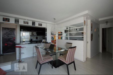 Sala/Cozinha de apartamento para alugar com 2 quartos, 72m² em Campestre, Santo André