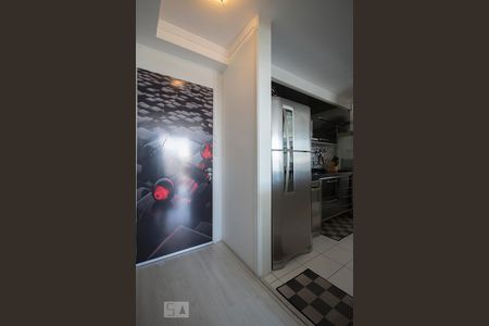 Sala/Cozinha de apartamento à venda com 2 quartos, 72m² em Campestre, Santo André