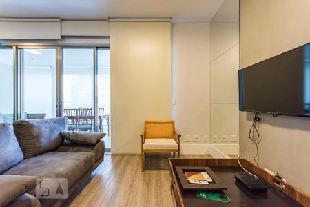 Sala de apartamento para alugar com 1 quarto, 63m² em Itaim Bibi, São Paulo