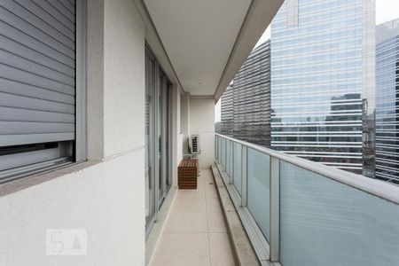 Varanda de apartamento para alugar com 1 quarto, 47m² em Santo Amaro, São Paulo