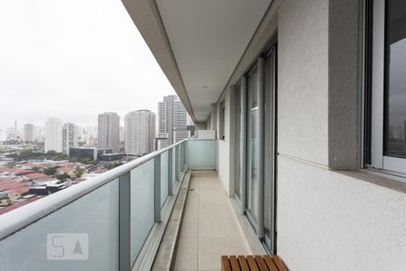 Varanda de apartamento para alugar com 1 quarto, 47m² em Santo Amaro, São Paulo