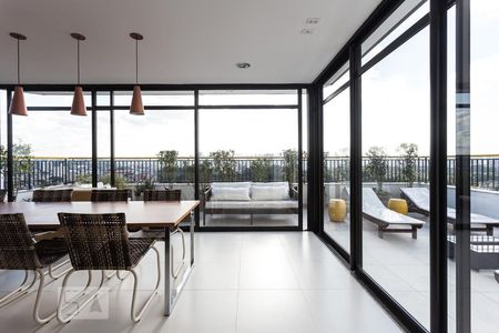 Espaço gourmet de kitnet/studio para alugar com 1 quarto, 32m² em Santo Amaro, São Paulo