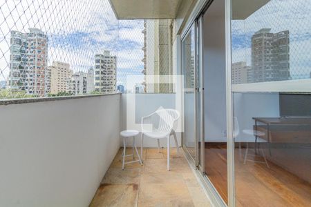 Varanda da Sala de apartamento para alugar com 3 quartos, 127m² em Real Parque, São Paulo