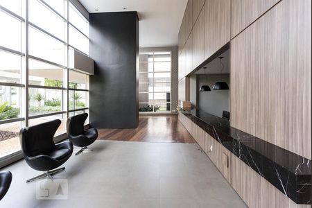 Hall social de kitnet/studio para alugar com 1 quarto, 34m² em Campo Belo, São Paulo