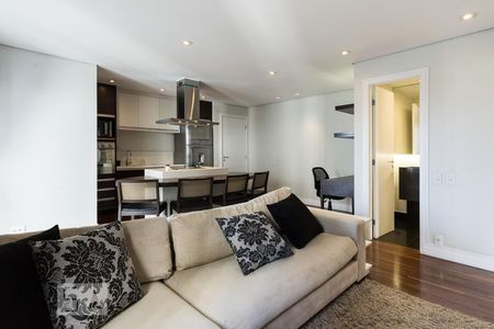 Sala de apartamento para alugar com 1 quarto, 65m² em Vila Olímpia, São Paulo