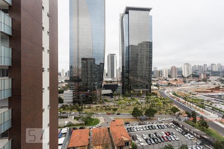 Vista de kitnet/studio para alugar com 1 quarto, 34m² em Santo Amaro, São Paulo