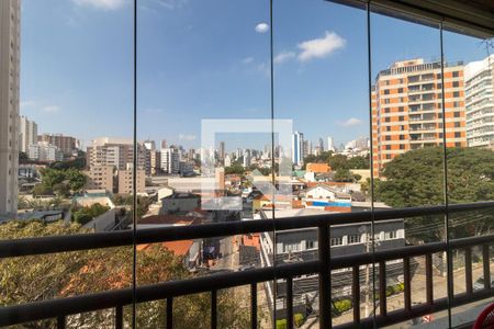 Varanda da Sala de apartamento para alugar com 2 quartos, 60m² em Vila Anglo Brasileira, São Paulo
