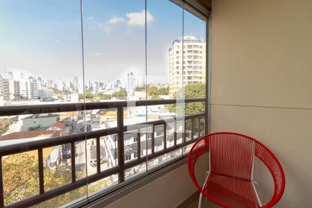 Varanda da Sala de apartamento para alugar com 2 quartos, 60m² em Vila Anglo Brasileira, São Paulo