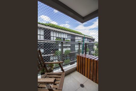 Sala varanda de apartamento para alugar com 1 quarto, 34m² em Vila Madalena, São Paulo