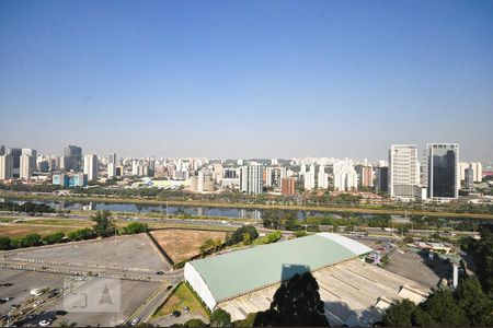 vista da área de serviço de apartamento à venda com 1 quarto, 70m² em Jardim Fonte do Morumbi, São Paulo