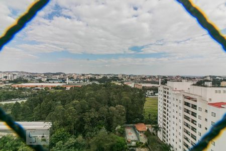 Vista (sala, suíte e quarto 1) de apartamento para alugar com 3 quartos, 90m² em Planalto, São Bernardo do Campo