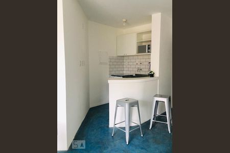 Cozinha de kitnet/studio à venda com 1 quarto, 36m² em Santa Cecília, São Paulo